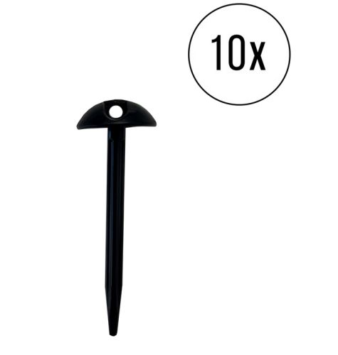 Cawila Erdnagel Spielfeldmarkierung FLEX 10 Set - schwarz