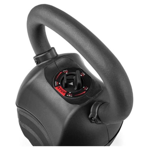 Gymstick Verstellbare Kettlebell 13,5 KG - schwarz