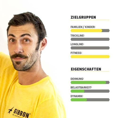 Gibbon Slackline Travelline Treewear Set 15 m - Braun