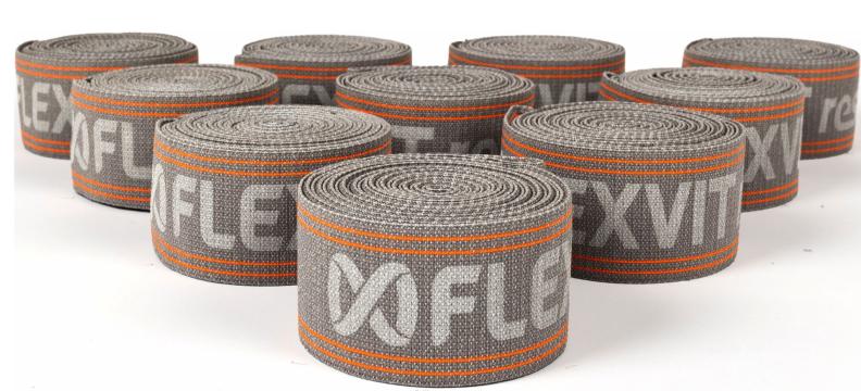 10er Set Fitnessband Flexvit Resist - leicht