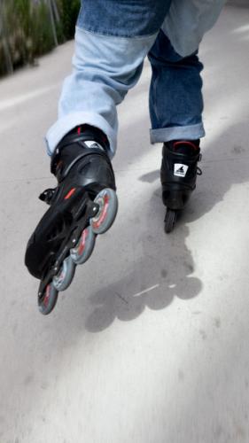 Rollerblade Zetrablade Men's Adult Fitness Inline Skate - Black/Red
