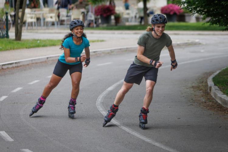Rollerblade Zetrablade Men's Adult Fitness Inline Skate - Black/Red