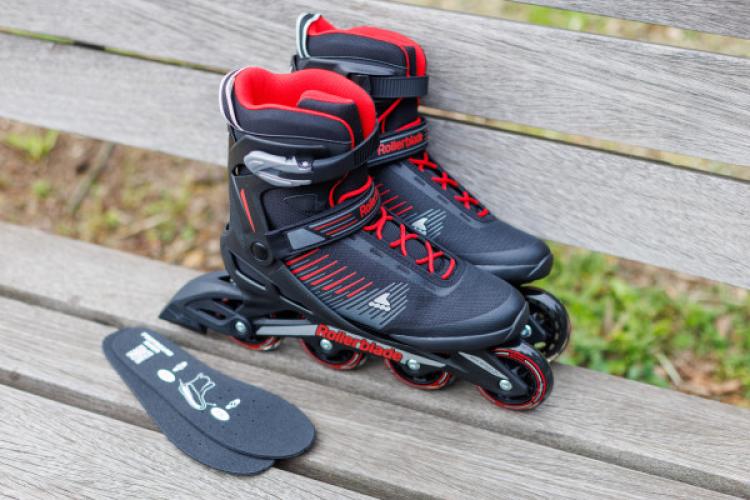 Rollerblade Zetrablade Men's Adult Fitness Inline Skate - Black/Red