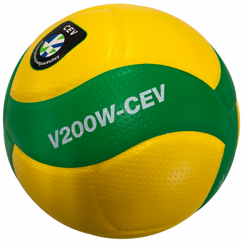 Mikasa Volleyball V200W-CEV GELB - 10-er Set