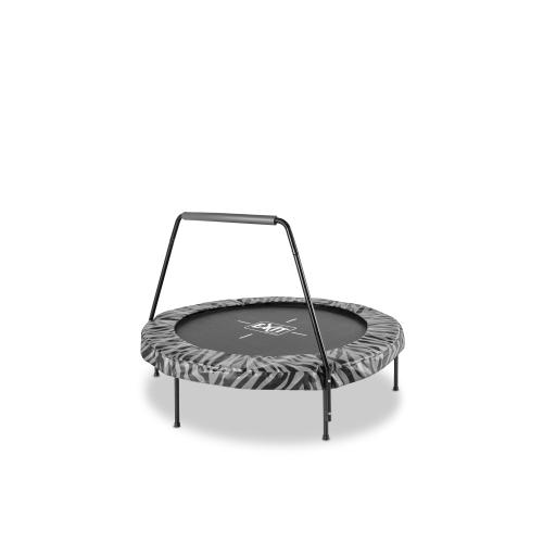 EXIT Tiggy junior Trampolin mit Bügel ø140cm - schwarz/grau