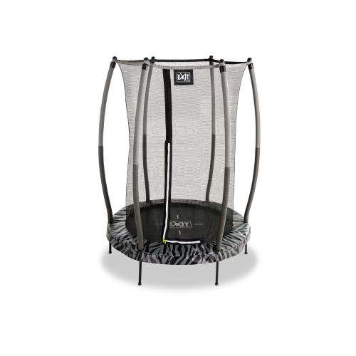 EXIT Tiggy junior Trampolin mit Sicherheitsnetz ø140cm - schwarz/grün