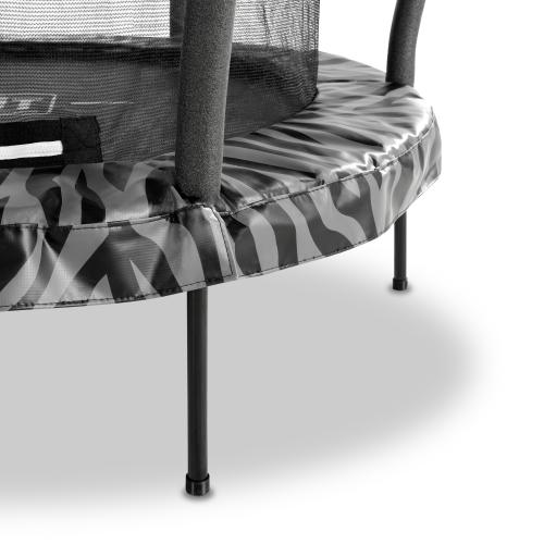 EXIT Tiggy junior Trampolin mit Sicherheitsnetz ø140cm - schwarz/grün