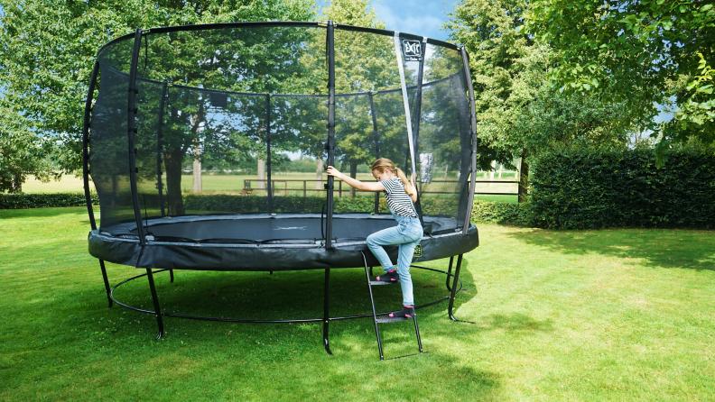 EXIT Trampolin Leiter für Rahmenhöhe von 65-80 cm