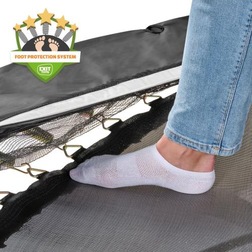 EXIT Lotus Classic Trampolin - schwarz, ø427cm