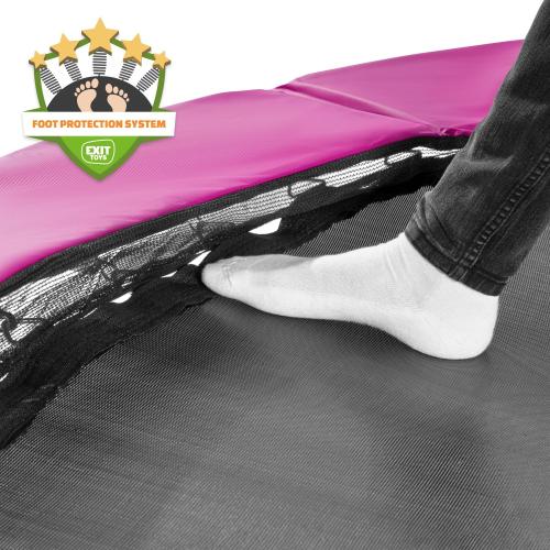 EXIT Silhouette Trampolin - rosa, ø427cm