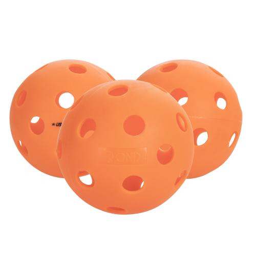 ONIX Fuse Indoor Pickelball Ball - Orange 3-Pack