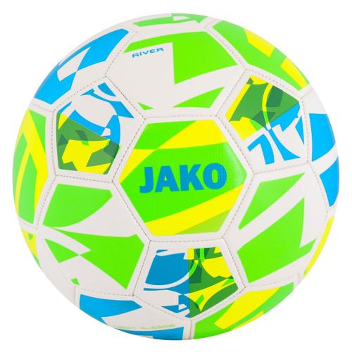 10-er Set Jako Lightball River- weiss/neongrün/neongelb, 290g