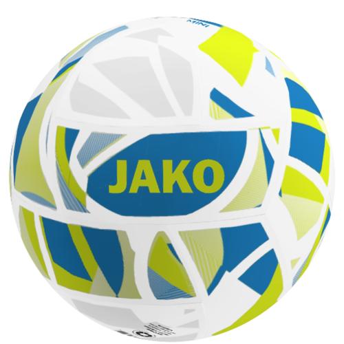 Jako Miniball Iconic - Gr. 1, weiss, jako blau, neongelb