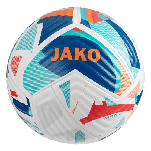 Jako Spielball Flow - Gr. 5, weiss, navy, orange