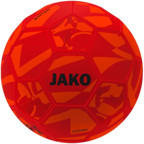 Jako Winterball Iconic - Gr. 5, orange, rot, schwarz
